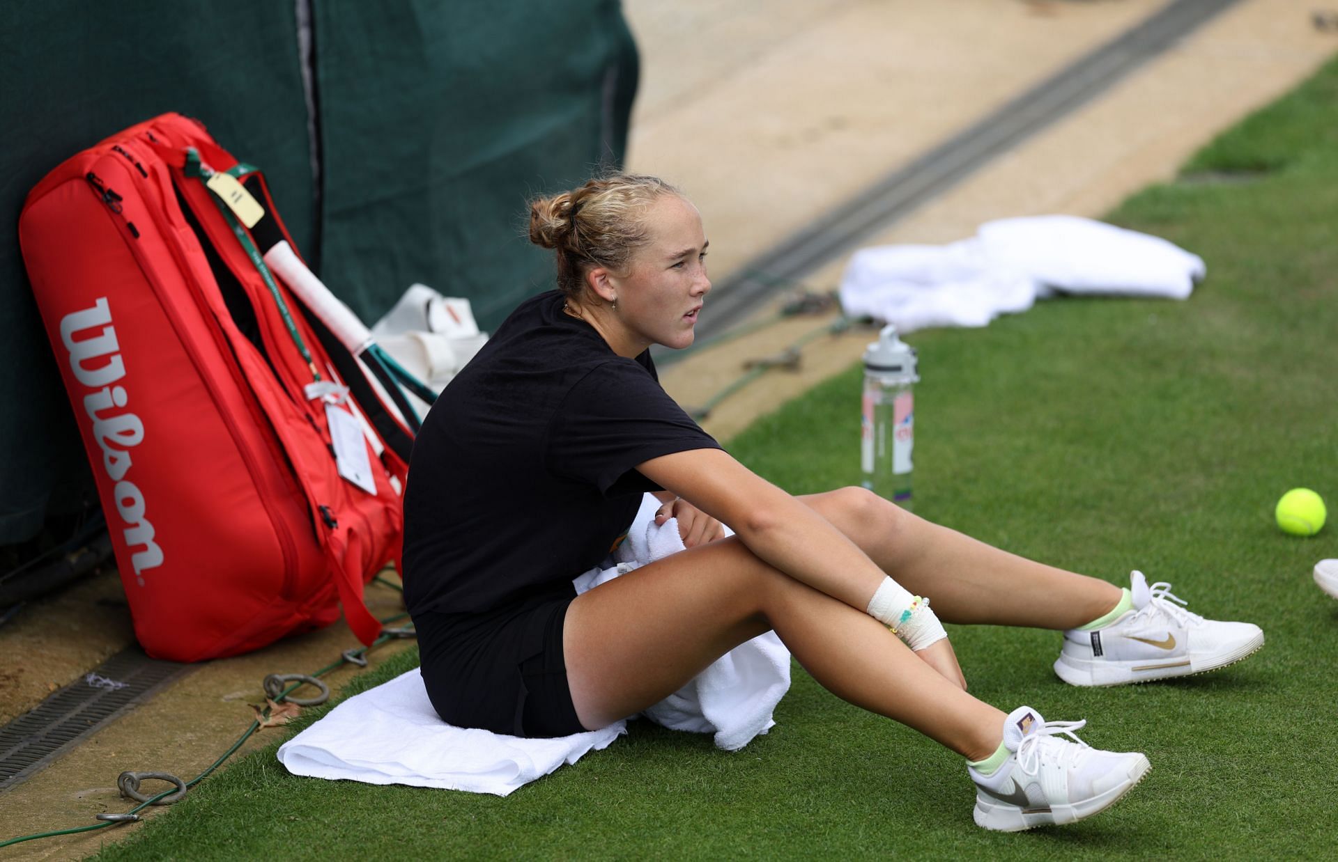 Andreeva at the Wimbledon 2024