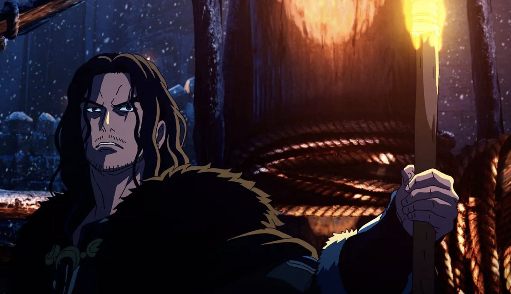 Wulf in the trailer of the Lord of the Rings anime film (Image via Warner).