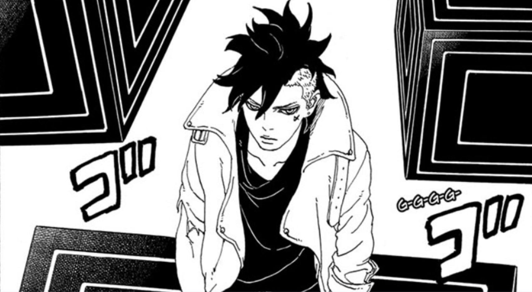 Kawaki as seen in the manga series (Image via Shueisha)