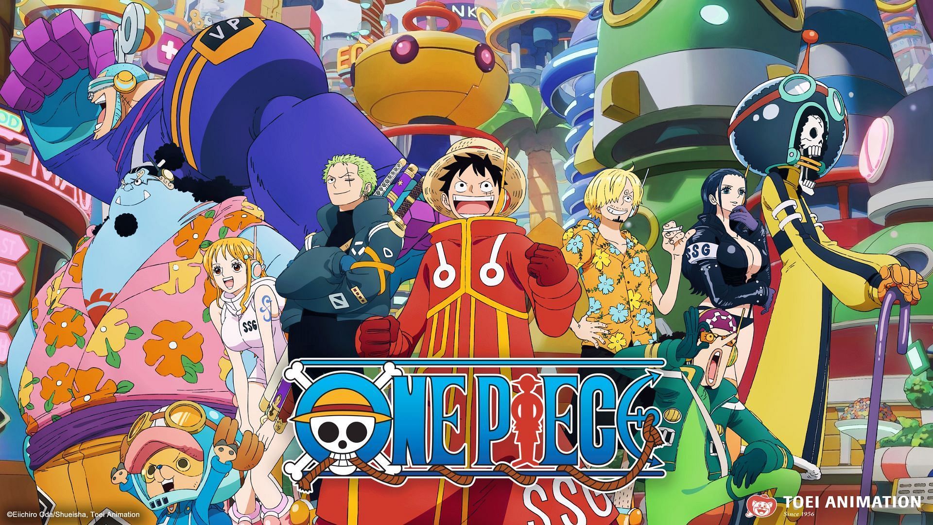 One Piece Egghead Island Arc Title Card (Image via Toei Animation)
