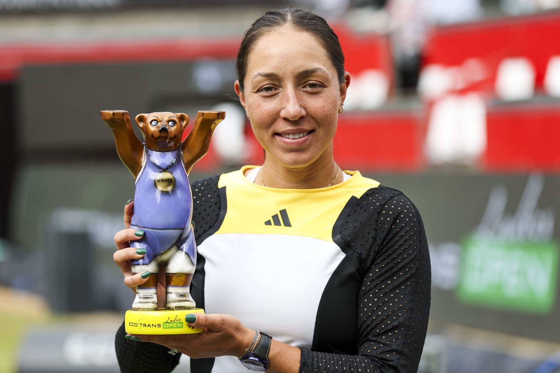 Jessica Pegula at the 2024 Ecotrans Ladies Open. (Photo: Getty)