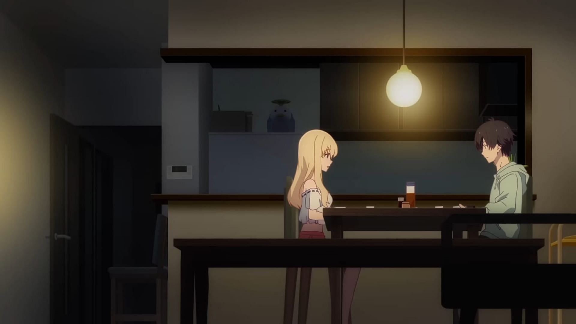 Yuuta and Saki, as seen in the trailer (Image via Studio DEEN)