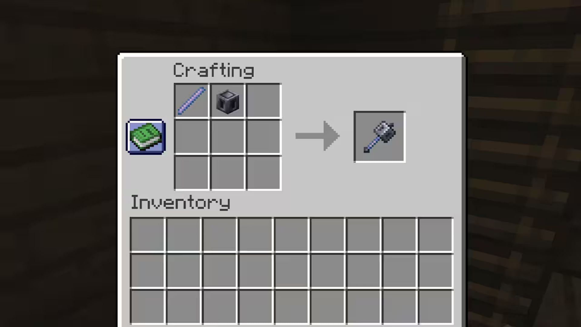 Making the mace requires the heavy core block and the breeze rod (Image via Mojang Studios)