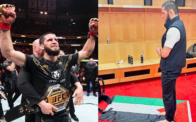 Islam Makhachev shares heartwarming message to people of Gaza after UFC 302 title defense: "Do not grieve"
