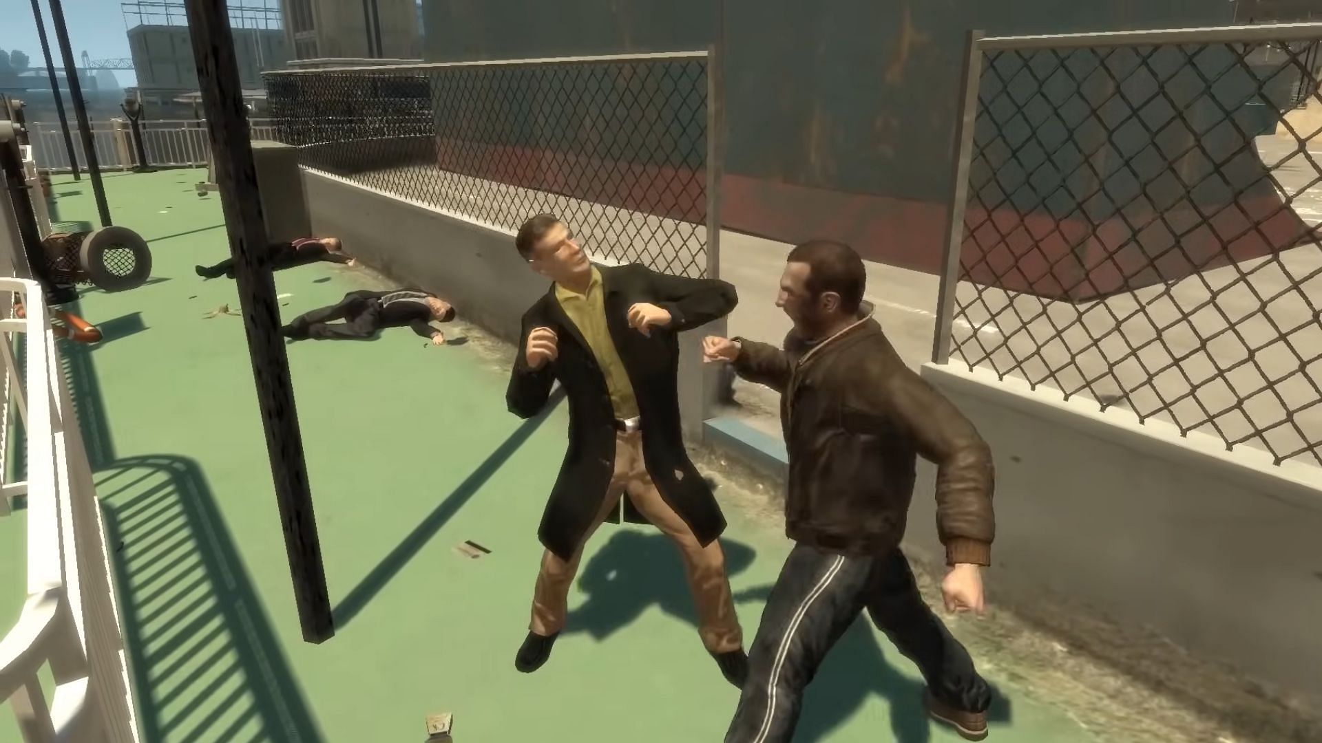 The game has excellent melee combat (Image via Rockstar Games || YouTube/whatever57010)