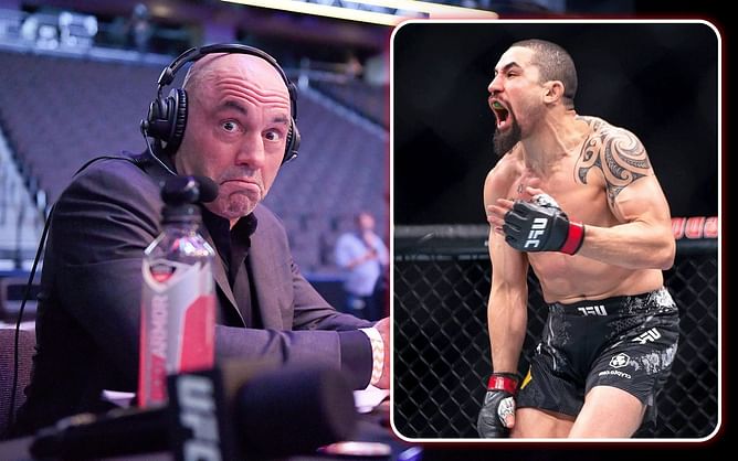 "He's a bad man" - Watch Joe Rogan's live reaction as Robert Whittaker's uppercut finishes Ikram Aliskerov in less than two minutes