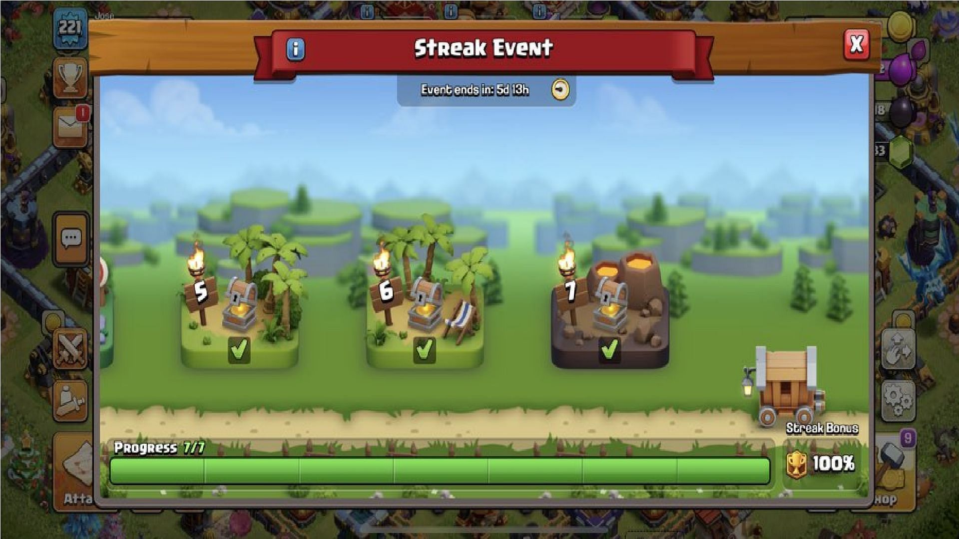 Clash of Clans Streak Event fixes