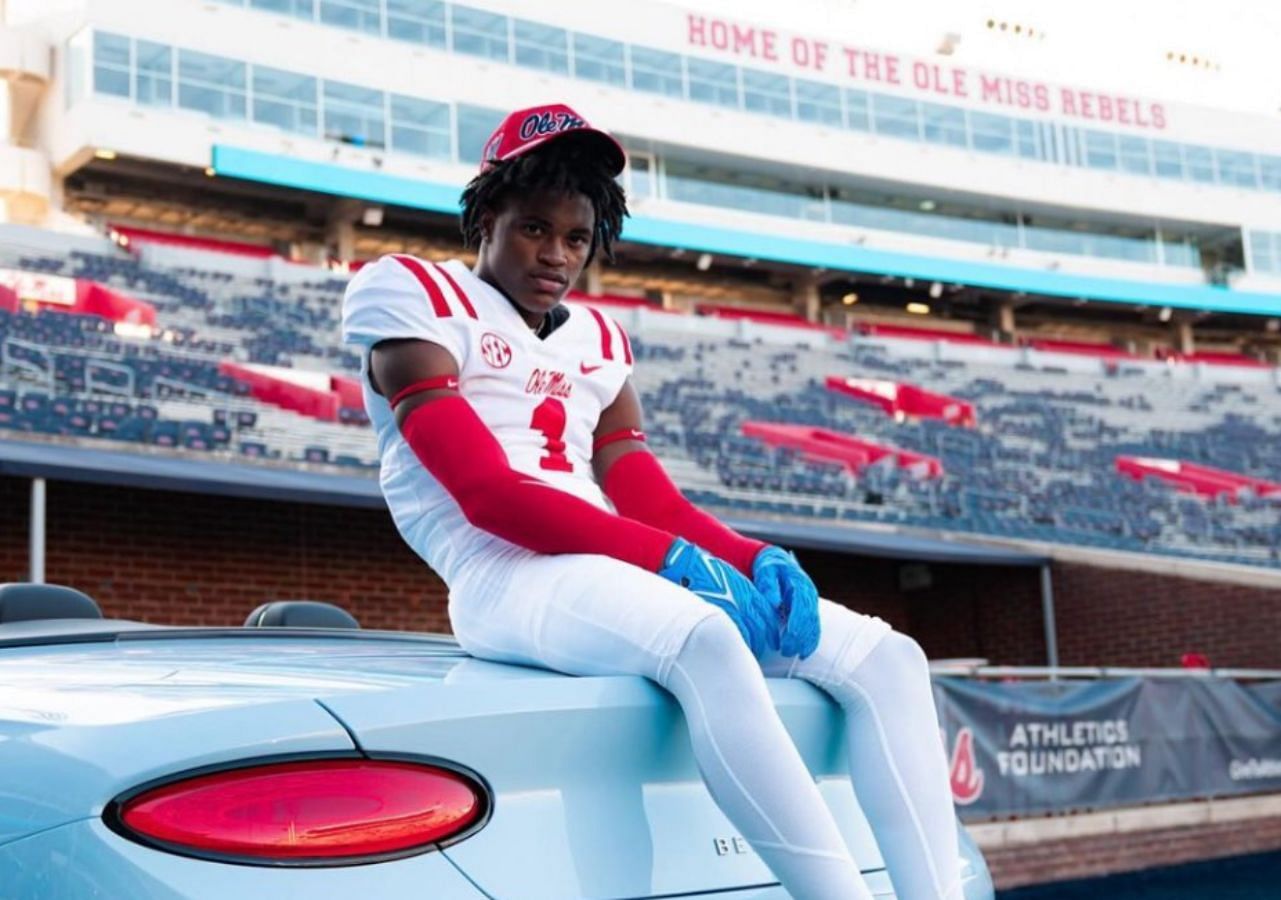 In Photos: 2025 class prospect Ladarian Clardy makes official Ole Miss visit (Image Credit: Lane Kiffin/X)