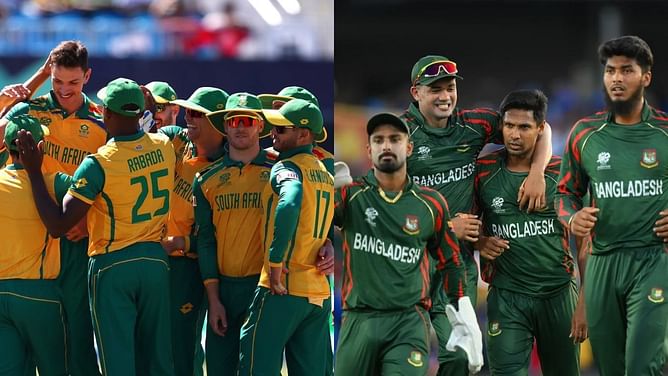 SA vs BAN: कौन पड़ेगा किस पर भारी? पिच रिपोर्ट, मौसम, संभावित प्लेइंग 11 से लाइव स्ट्रीमिंग और हेड टू हेड रिकॉर्ड तक; जानें सबकुछ