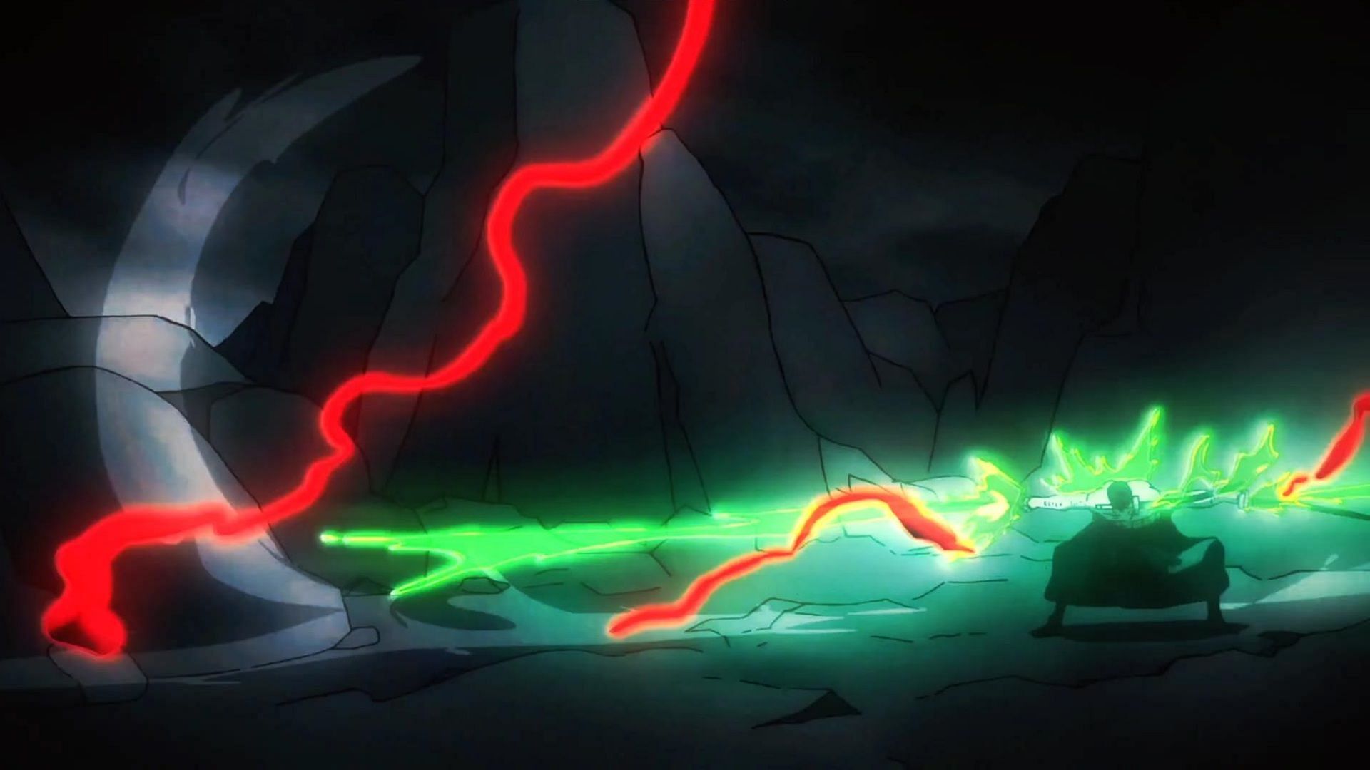 Zoro&#039;s true Haki powers (Image via Toei Animation)