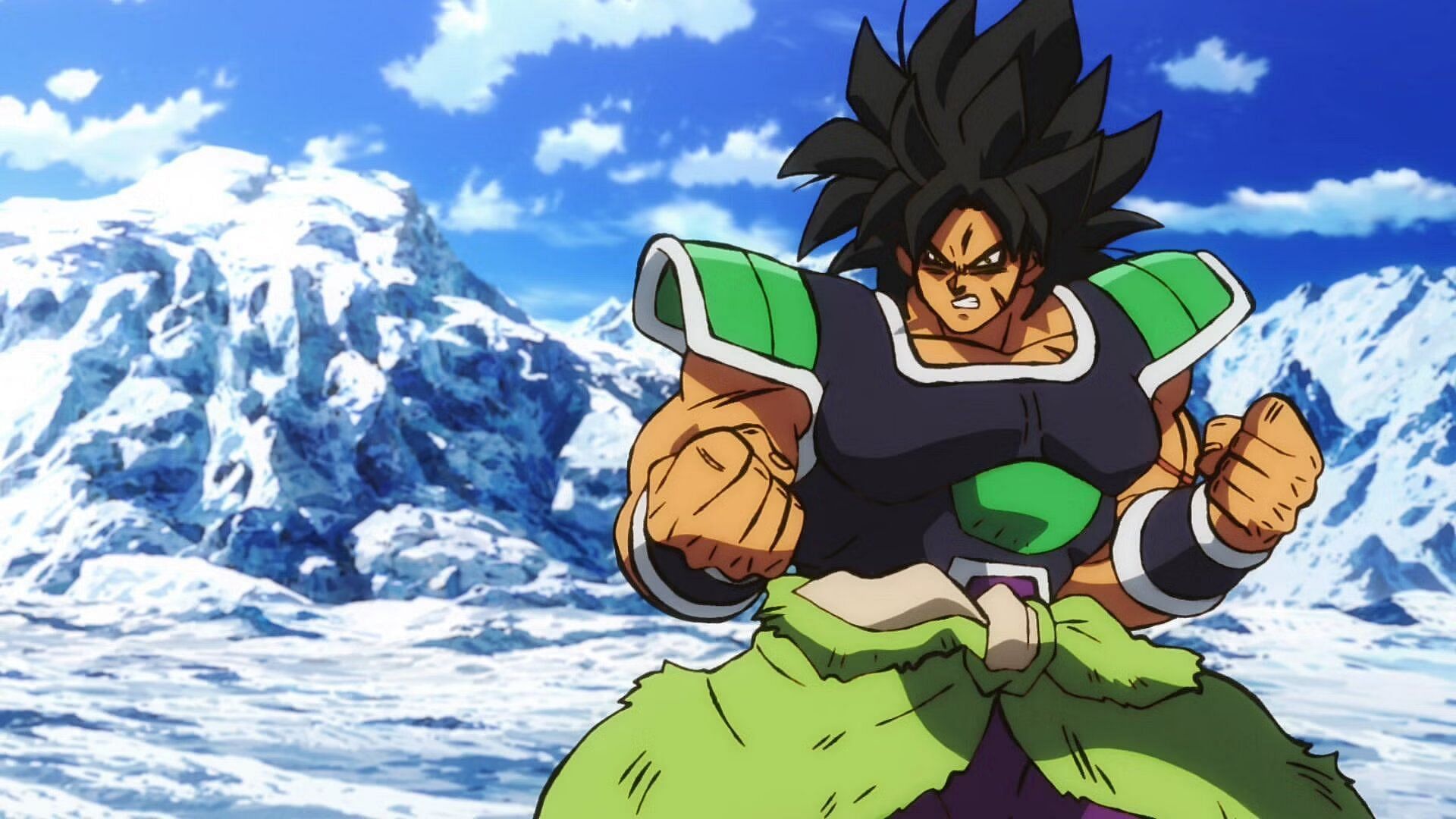 Broly fighting in the 2018 canon film (Image via Toei Animation)