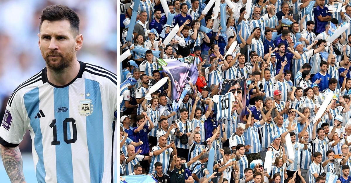 Argentina fans serenade Lionel Messi at Times Square 