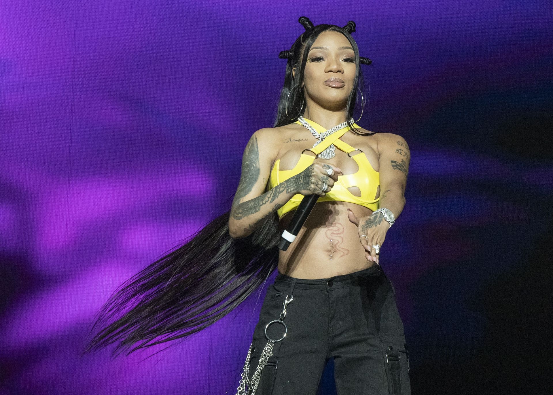 Megan Thee Stallion Performs During The Hot Girl Summer Tour At The Target Center In Minneapolis