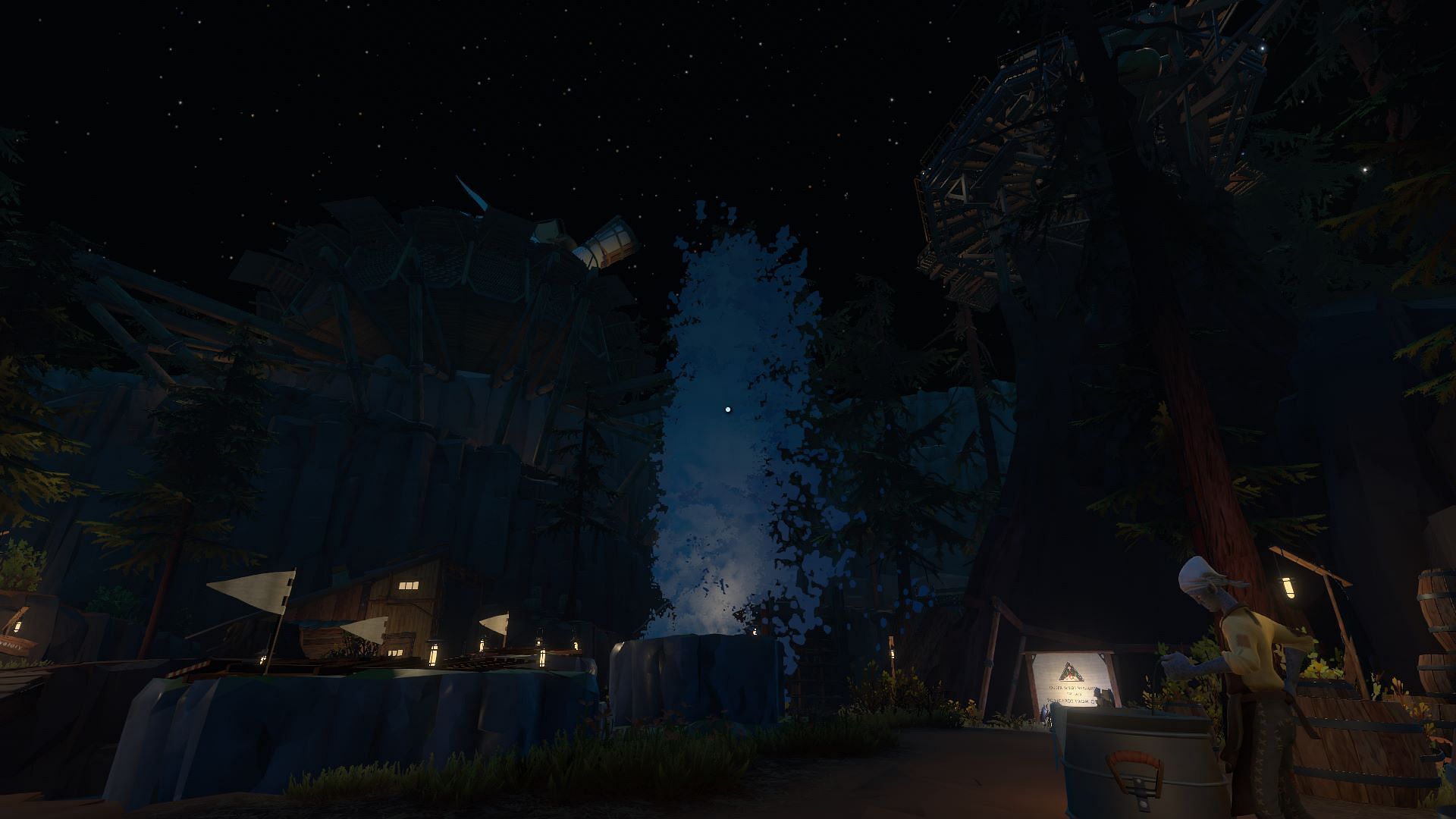 A geyser in Outer Wilds (Image via Mobius Digital)