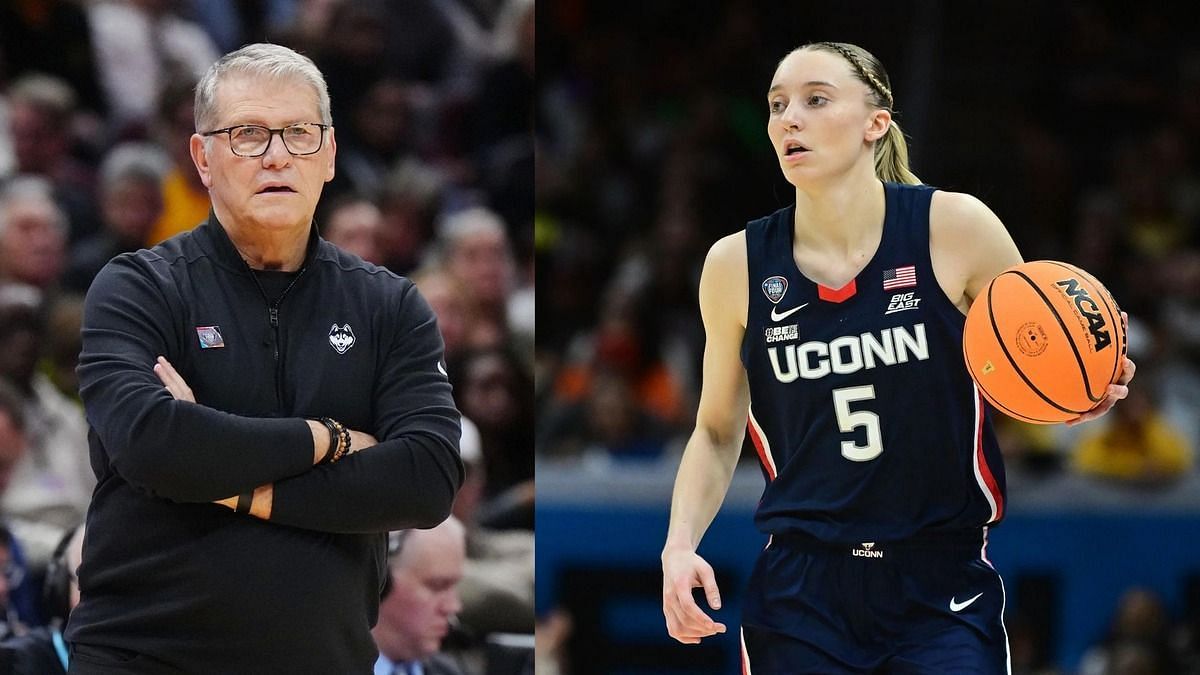 UConn star Paige Bueckers jokingly gives shoutout to Geno Auriemma&rsquo;s &ldquo;real&rdquo; side during a charity event