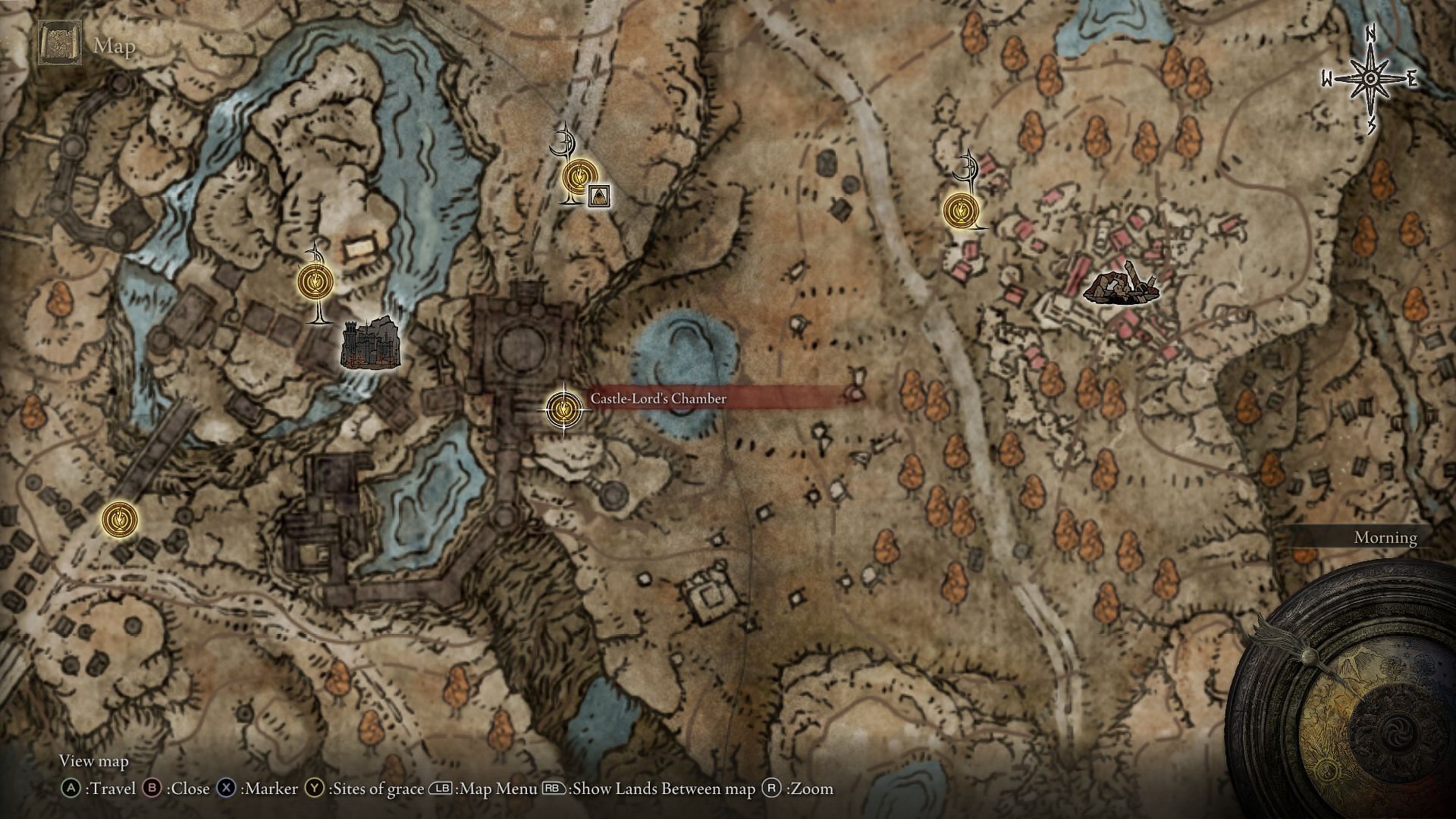 Rellana can be found near the Castle-Lord&#039;s Chambers Site of Grace (Image via FromSoftware)