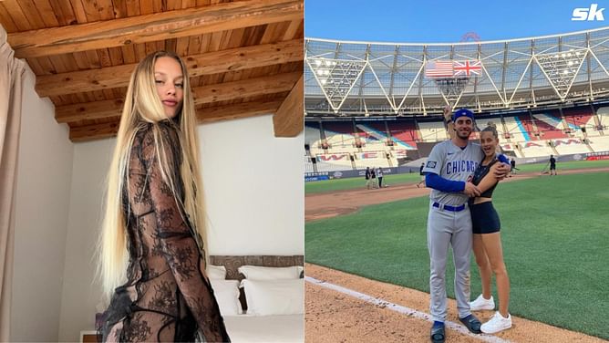 "I wear that to bed every night", "Absolutely gorgeous" - Fans react as Cody Bellinger's partner Chase Carter turns heads in a lacy black dress