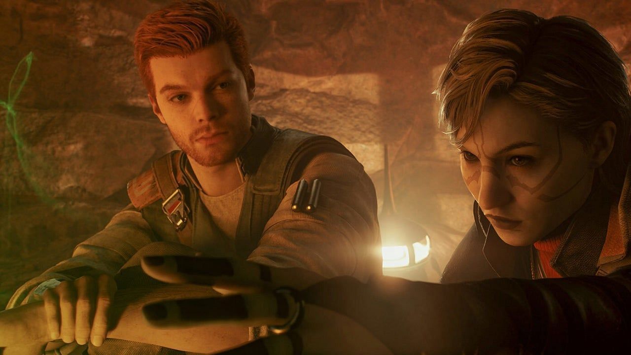 Cal and Merrin in Star Wars Jedi: Survivor (Image via Electronic Arts)