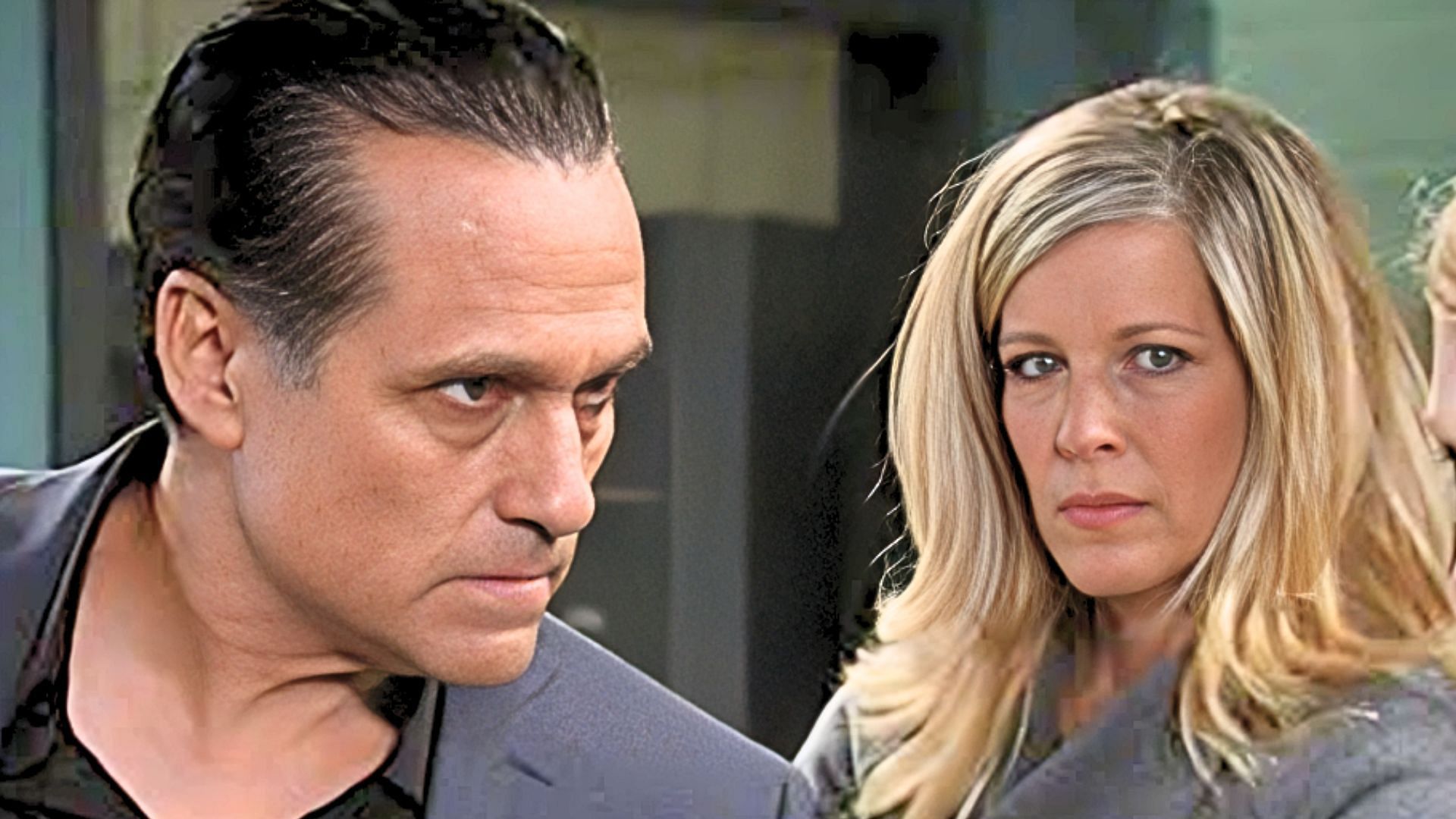 Maurice Benard as Sonny and Laura Wright as Carly in General Hospital (Image via ABC)