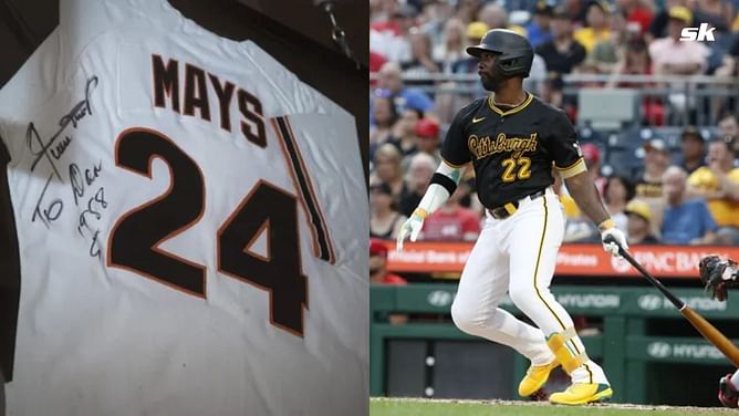 "What a treasure!" "Class personified!" - Fans tip the cap to Andrew McCutchen after showing up to the stadium in a signed Willie Mays jersey