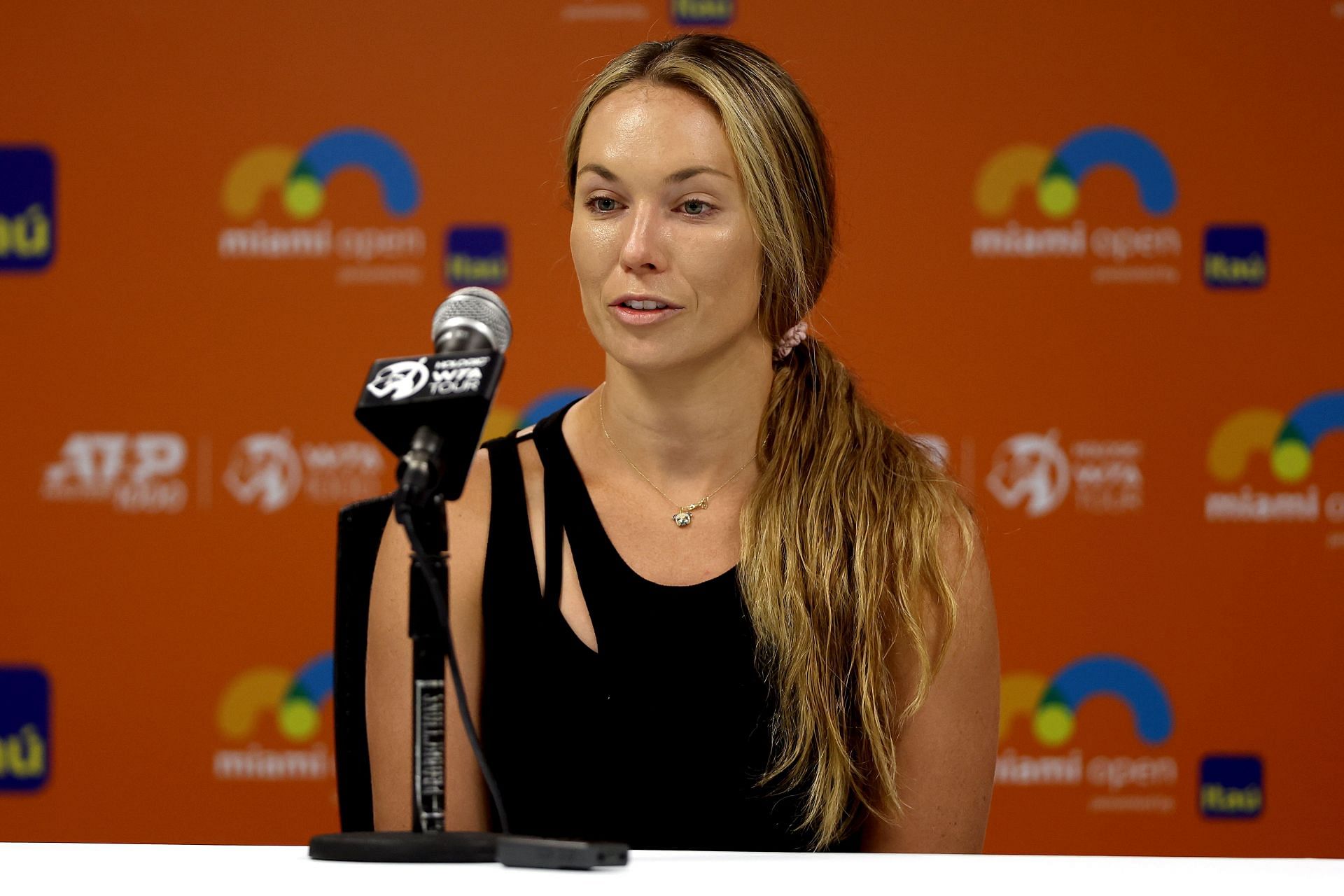 Danielle Collins at the 2022 Miami Open - Getty Images