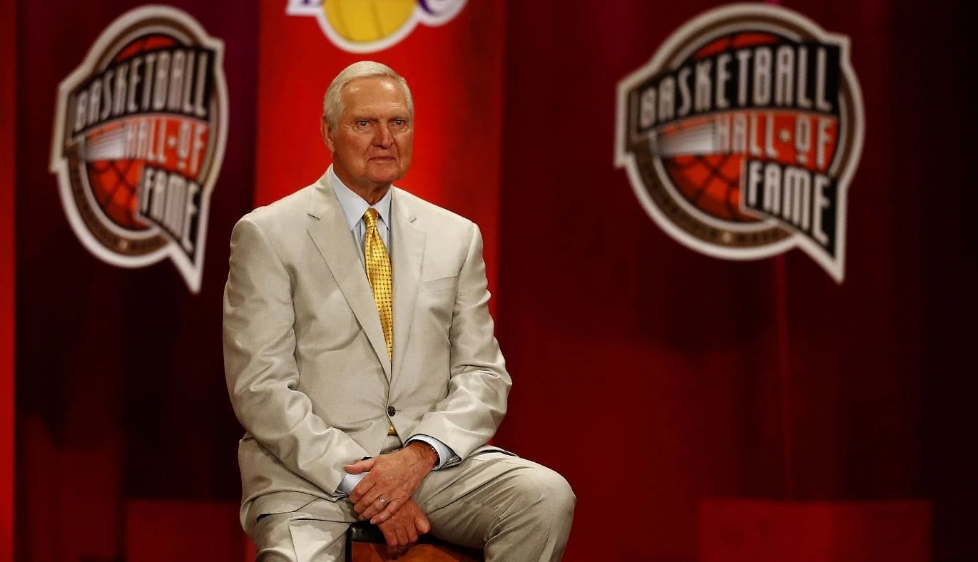 Jerry West at the 2019 Basketball Hall of Fame Enshrinement Ceremony