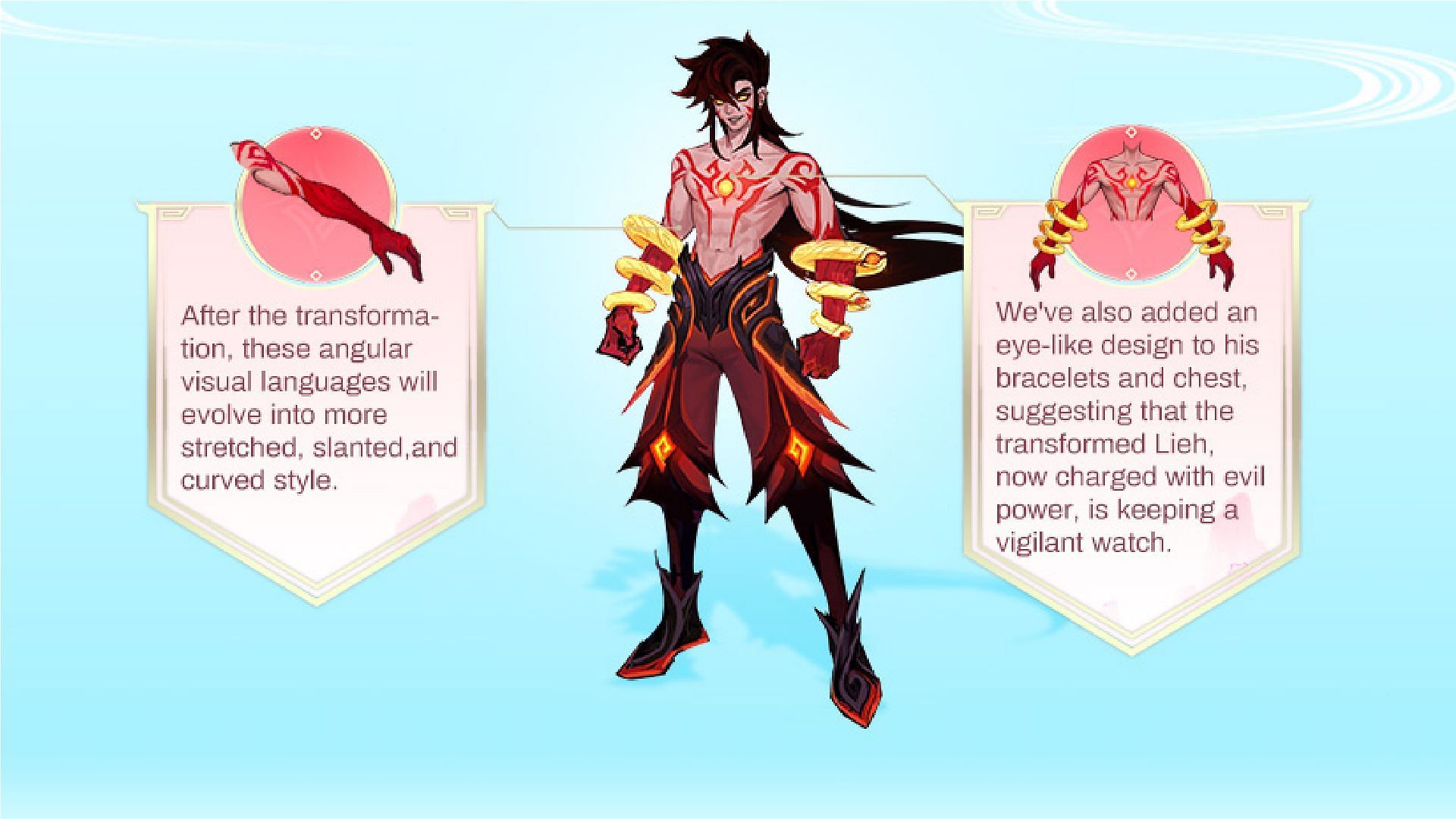 Lieh&#039;s new look in the announced hero reworks will make him look more deadly (Image via Moonton Games)