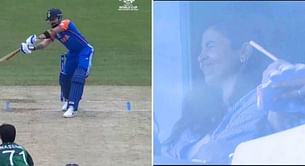 [Picture] Anushka Sharma dejected as Virat Kohli departs early in IND vs PAK T20 World Cup match