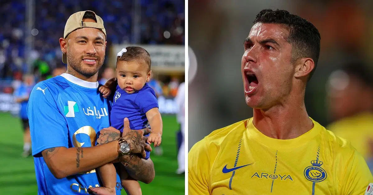 Neymar (left) and Cristiano Ronaldo (right)