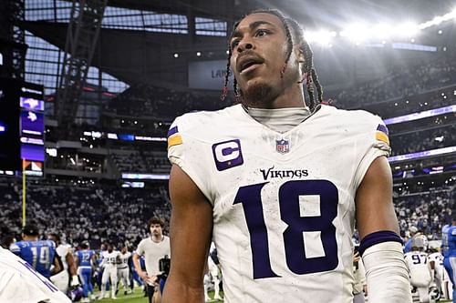 Justin Jefferson at Detroit Lions vs. Minnesota Vikings