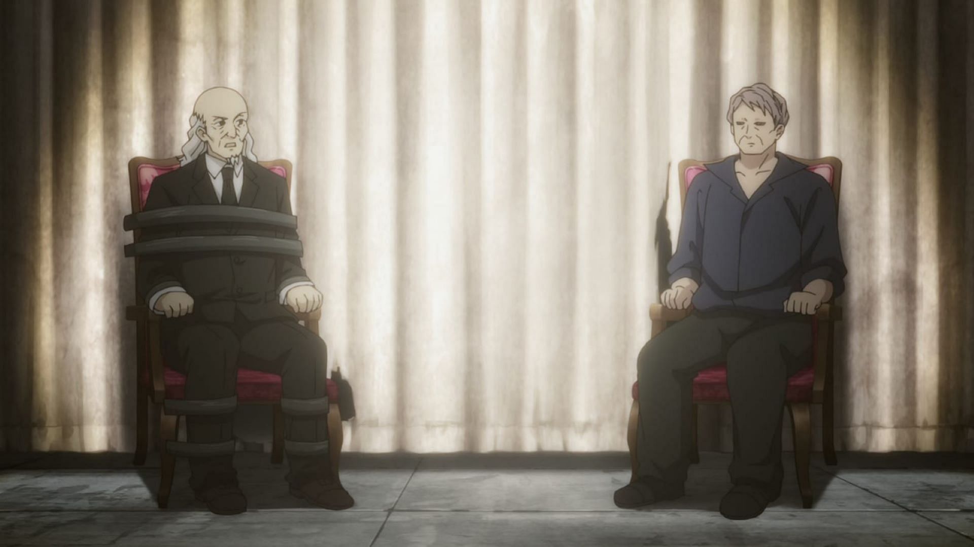 Kurogao and the deputy prime minister in the episode (Image via Silver Link)