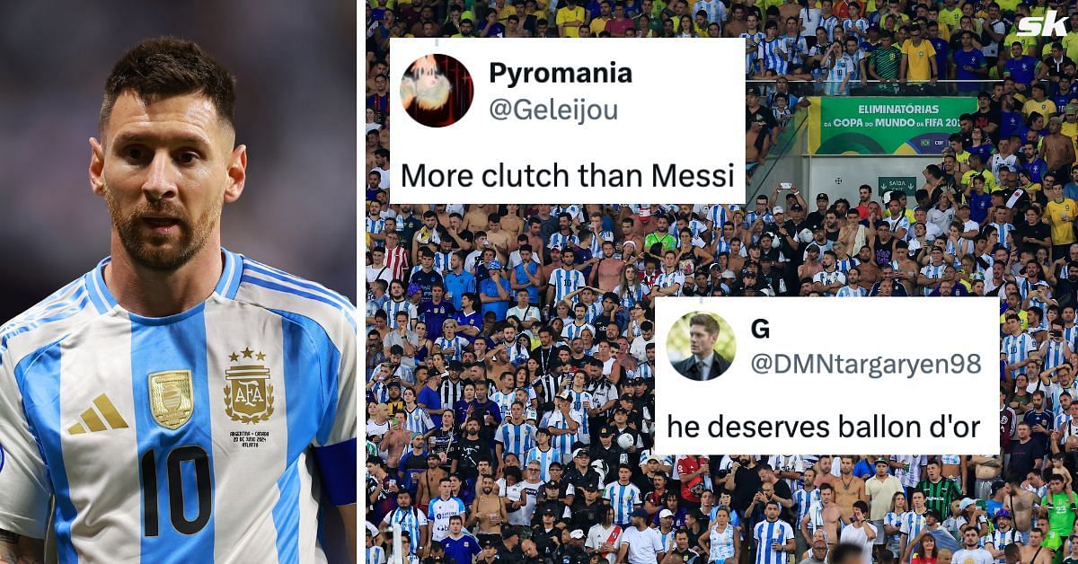 Lionel Messi (image via Getty/ Tweets via X)