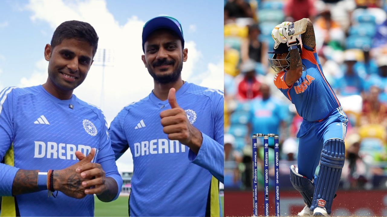 सूर्यकुमार यादव और अक्षर पटेल (Photos: BCCI and ICC)