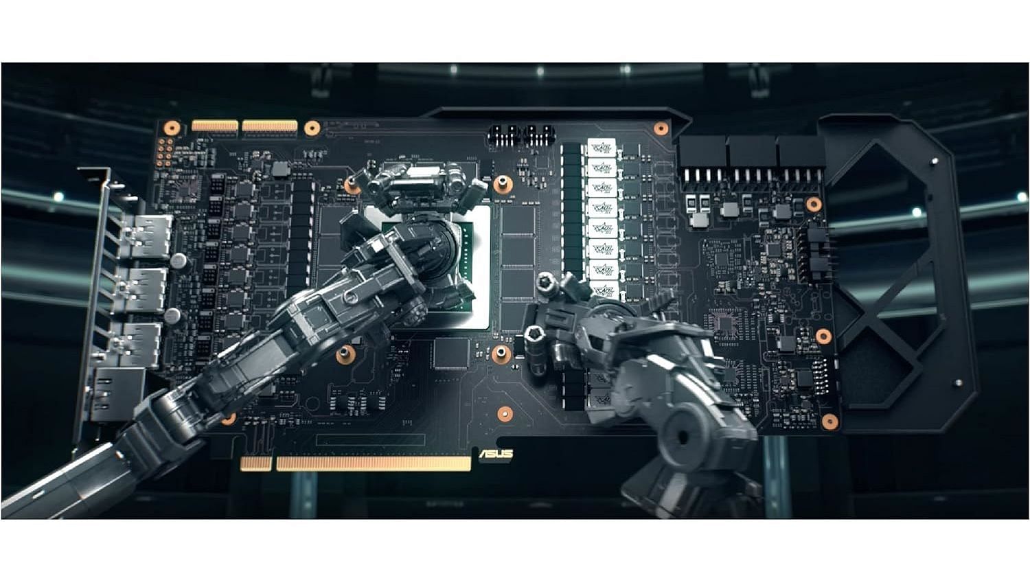 The internals of ASUS Dual GeForce RTX 4060 (Image via ASUS)