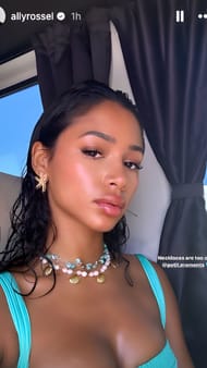 Ally Rossel's IG story