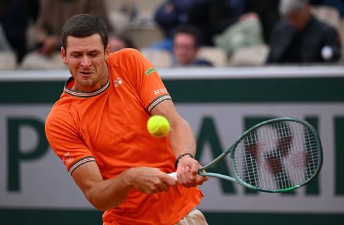 Hubert Hurkacz at the 2024 French Open. (Photo: Getty)