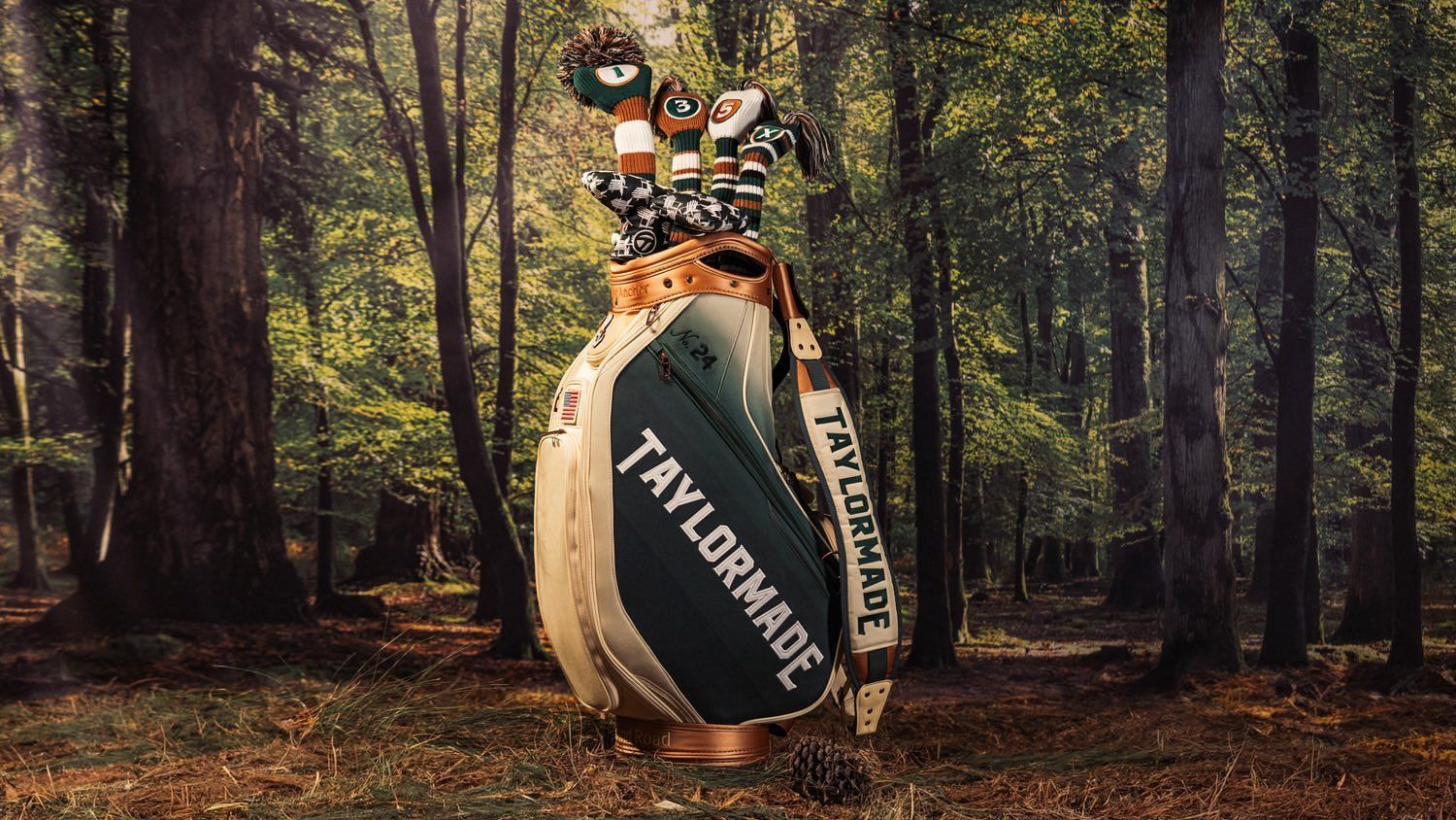 TaylorMade&rsquo;s new 2024 US Open themed staff golf bag