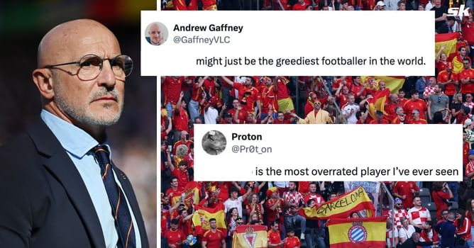 “Greediest footballer in the world”, “Most overrated player” - Fans furious with 26-year-old Spain star despite 3-0 win in Euro 2024 clash v Croatia