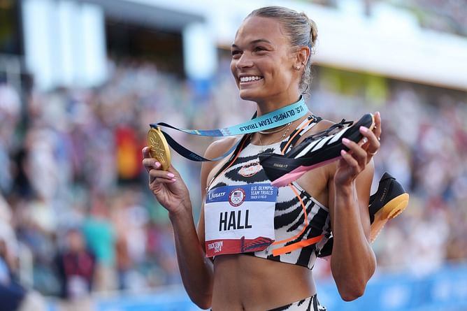 "Beyond inspirational" - Abby Steiner, Noah Lyles and other athletes react to Anna Hall clinching her first Olympic berth