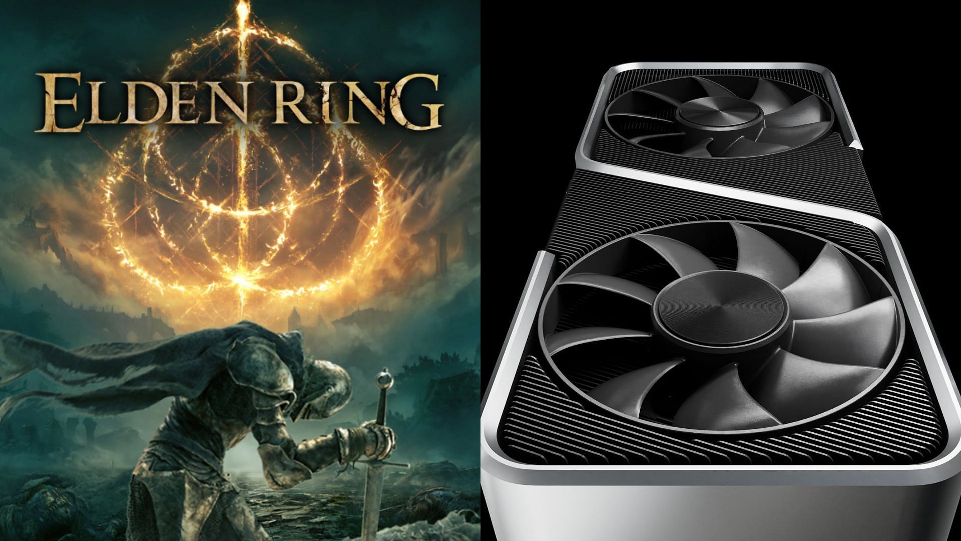 Elden Ring runs well on the RTX 3060 and 3060 Ti with some tweaks (Image via Nvidia and FromSoftware)