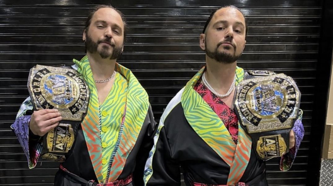 The Young Bucks are current AEW World Tag Team Champions [Image Credits: Nicholas Instagram Account]