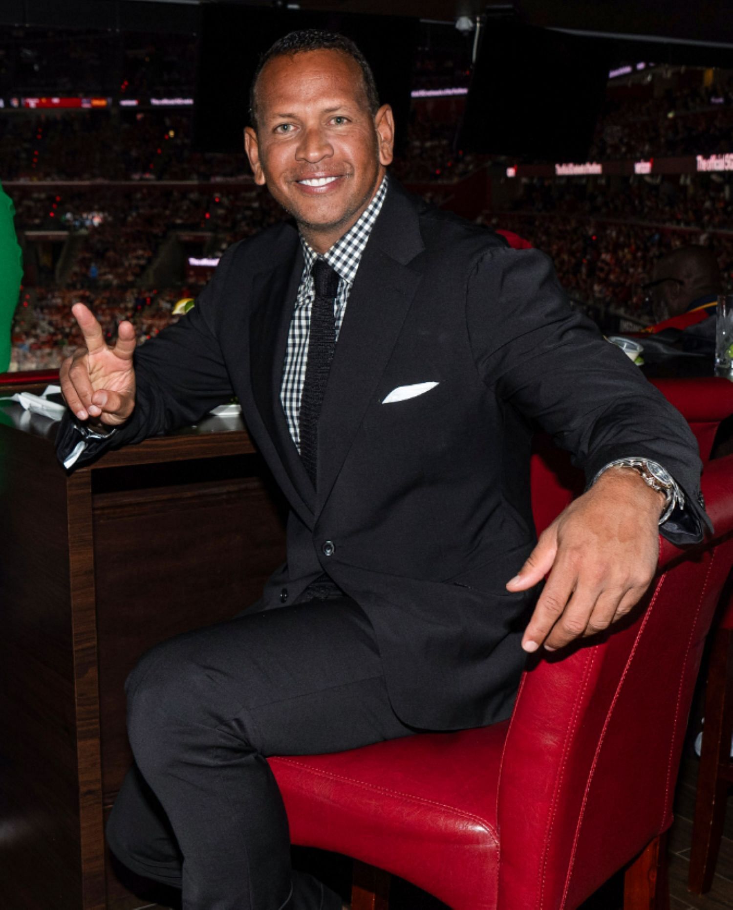 Alex Rodriguez is in the house for Game 5