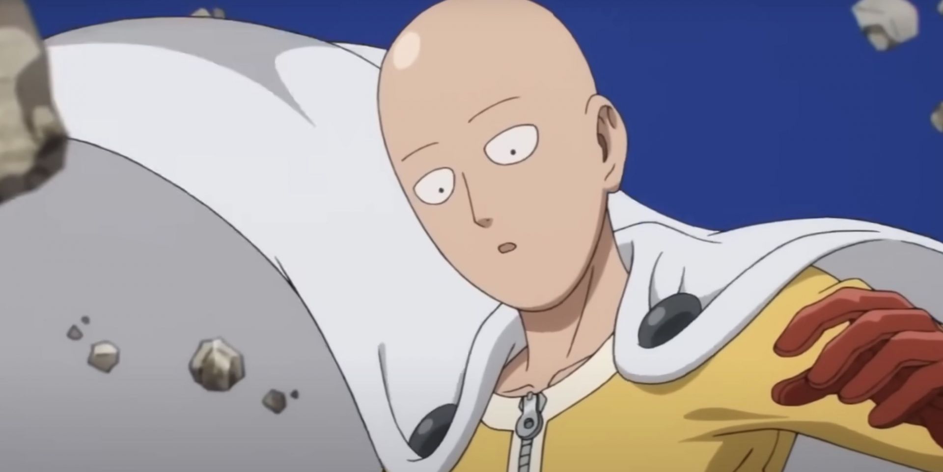 Saitama as seen in anime (Image via Madhouse)