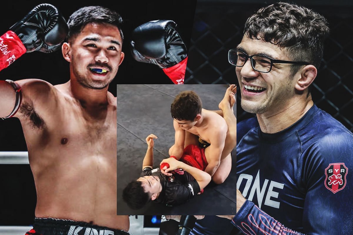 Prajanchai (left) and Mikey Musumeci (right) recently trained together in Thailand. [Photos via: ONE Championship]