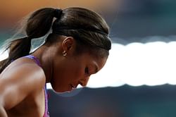 "This is so mean" - Gabby Thomas snaps back at a fan who refused to see her at the Paris Olympics 2024 after 200m win at the NYC Grand Prix