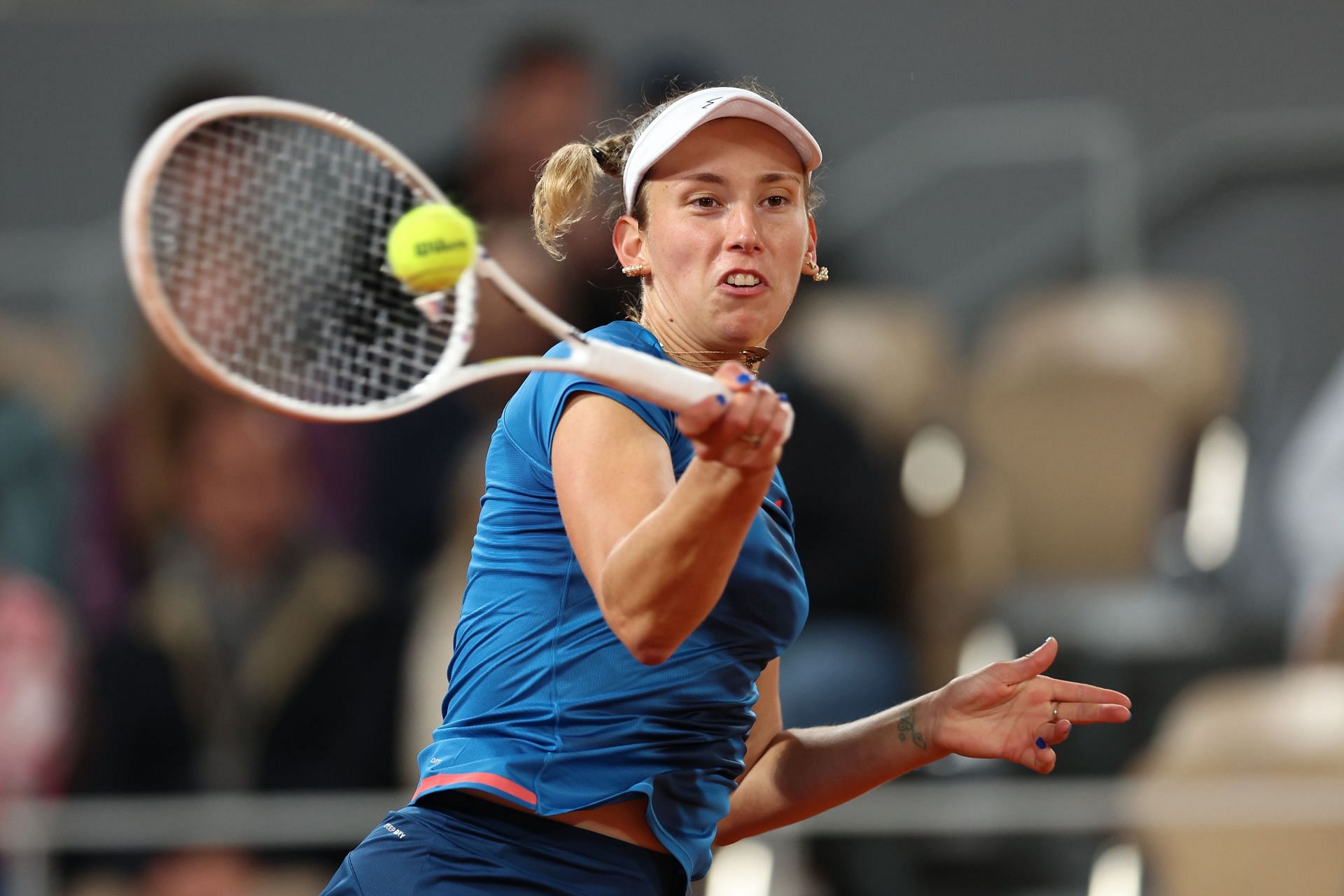 Elise Mertens at the 2024 French Open