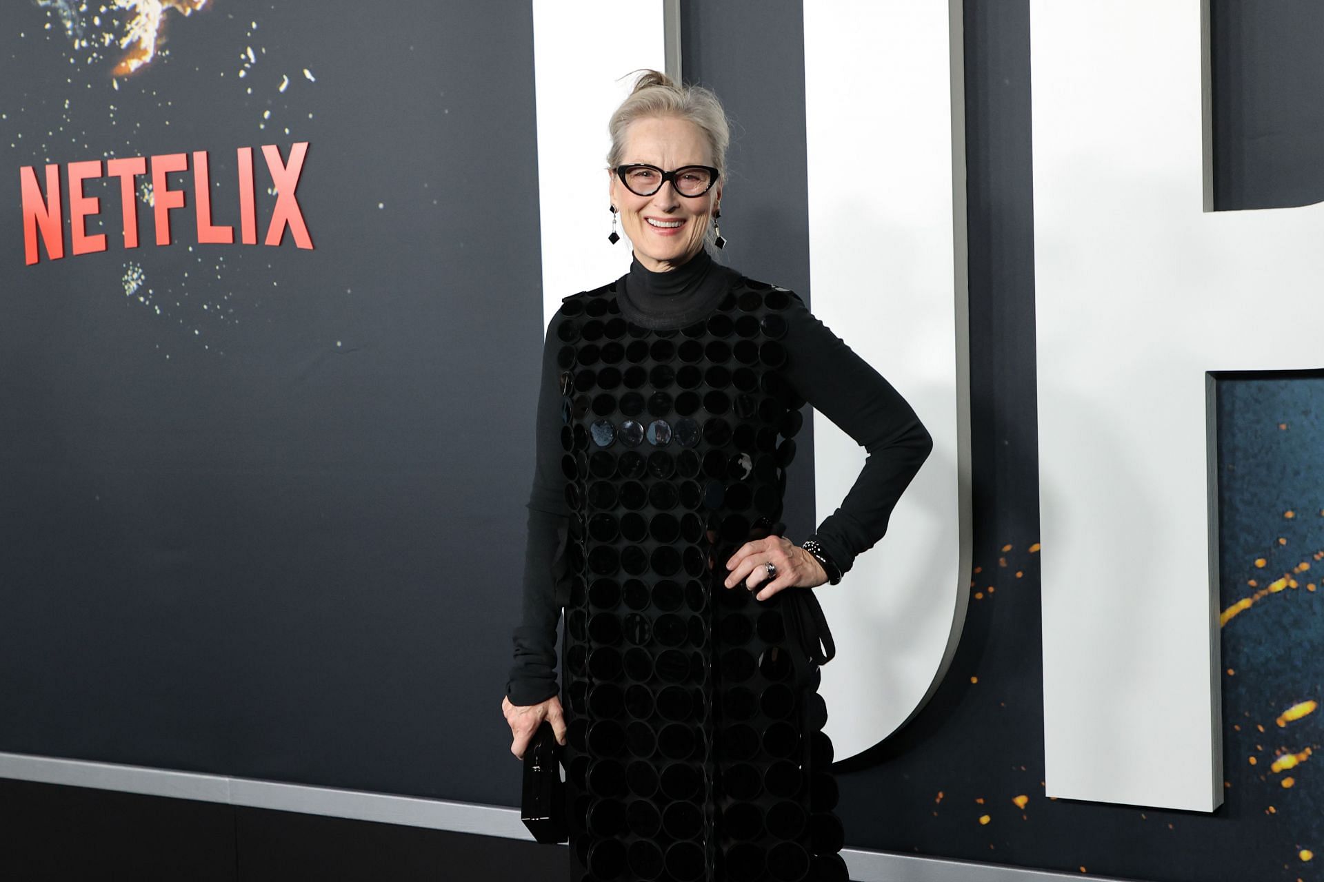Meryl Streep in Netflix&#039;s &quot;Don&#039;t Look Up&quot; World Premiere (Photo by Mike Coppola/Getty Images)