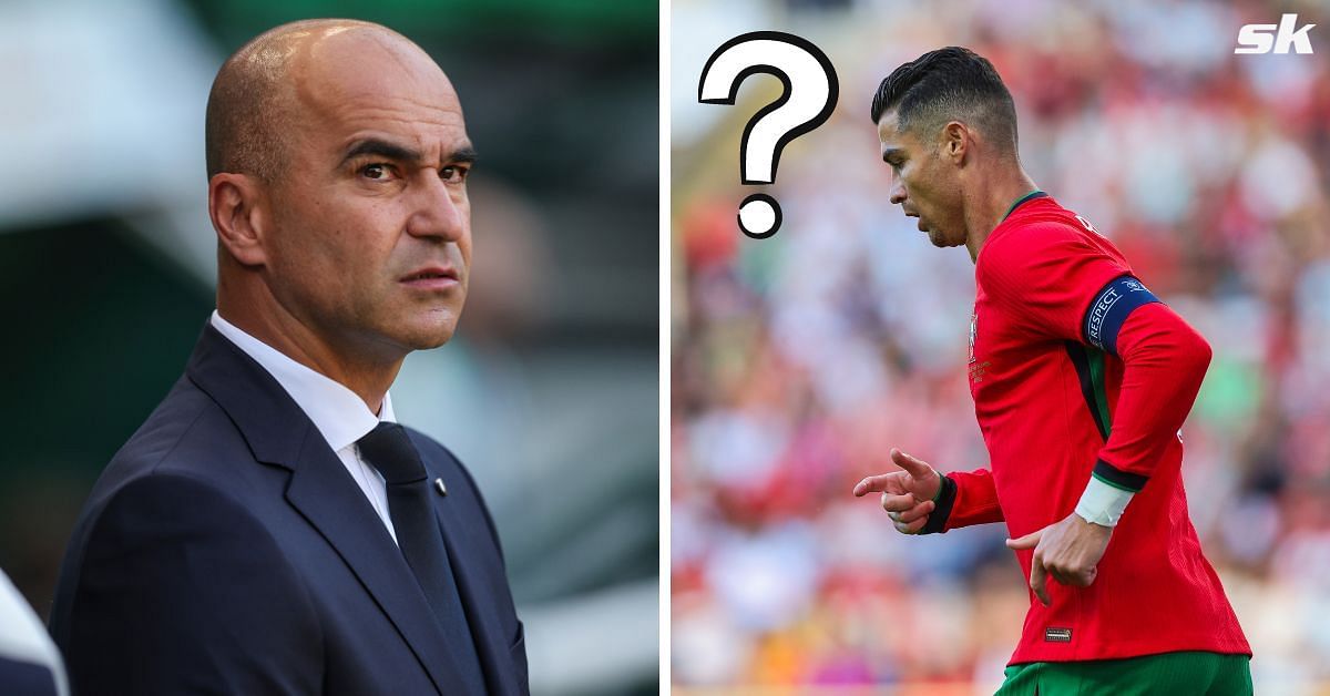 Roberto Martinez (left) and Cristiano Ronaldo (right)