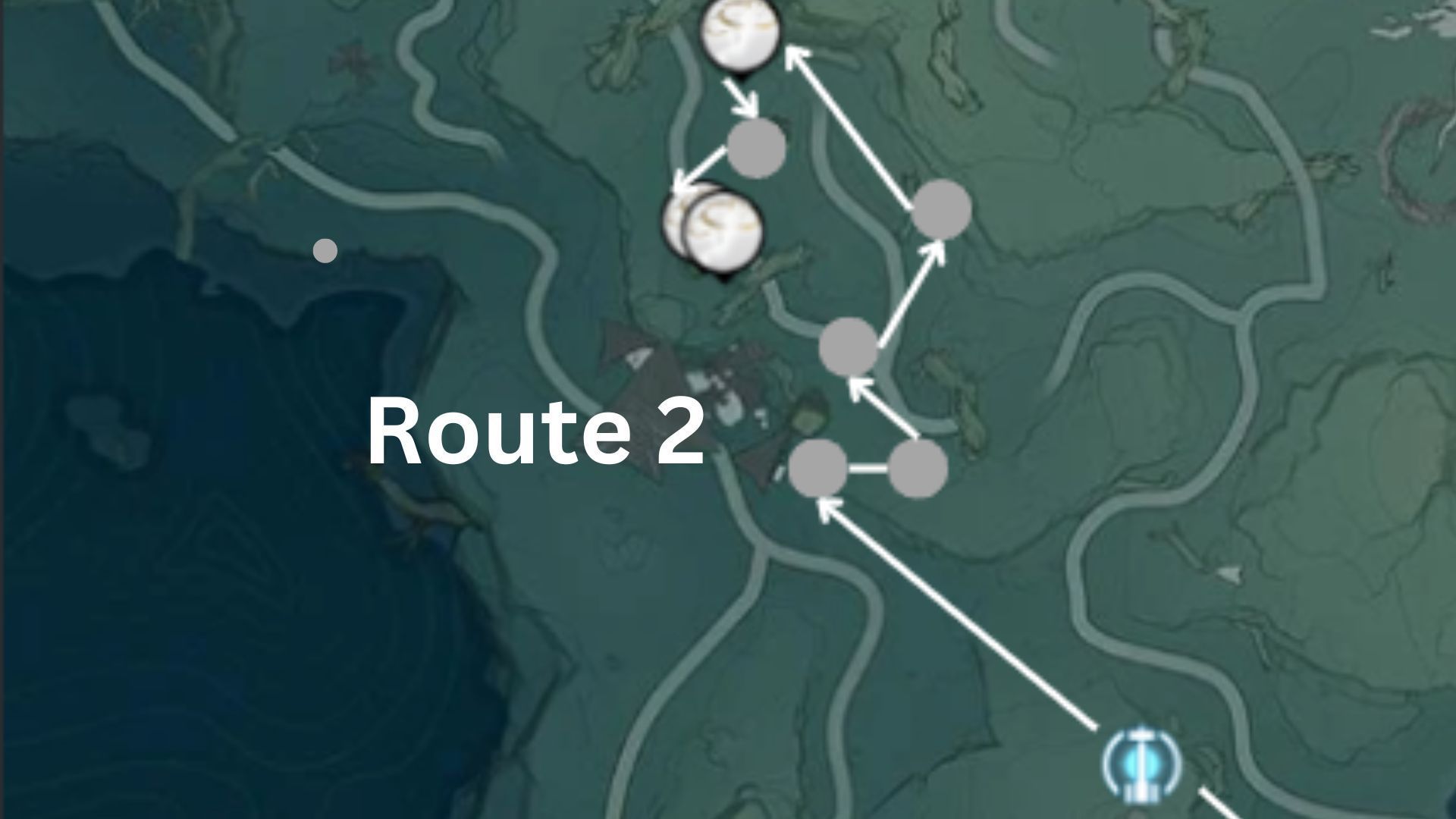 Route 2 (Image via appsample interactive map || Sportskeeda)