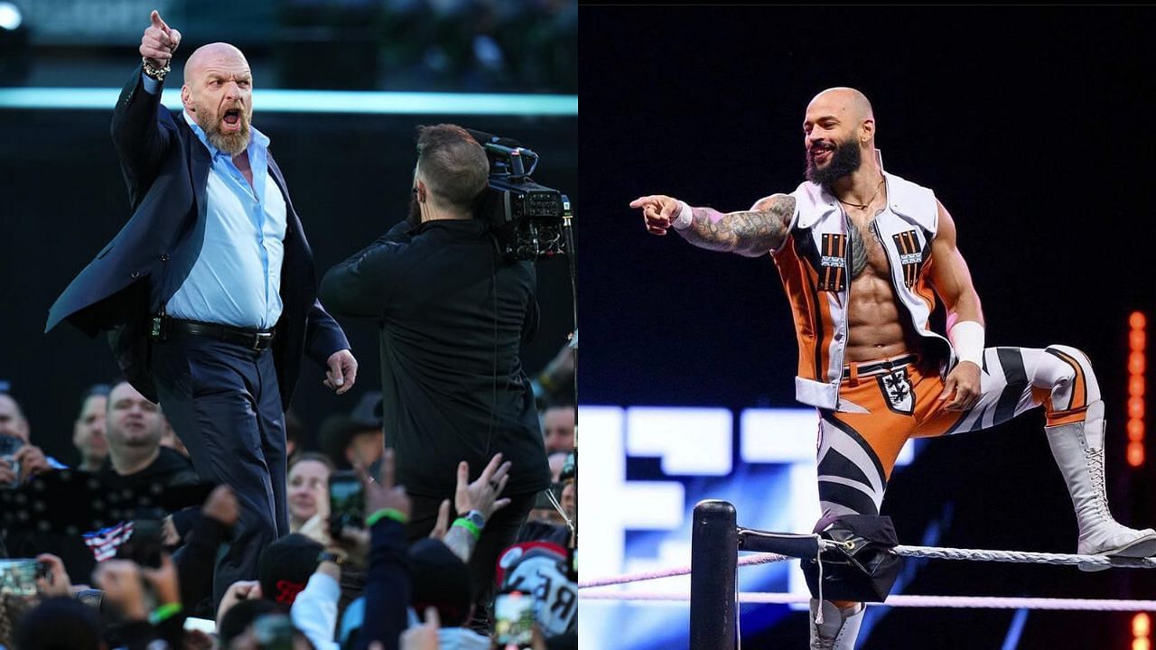 Triple H (left) and Ricochet (right)